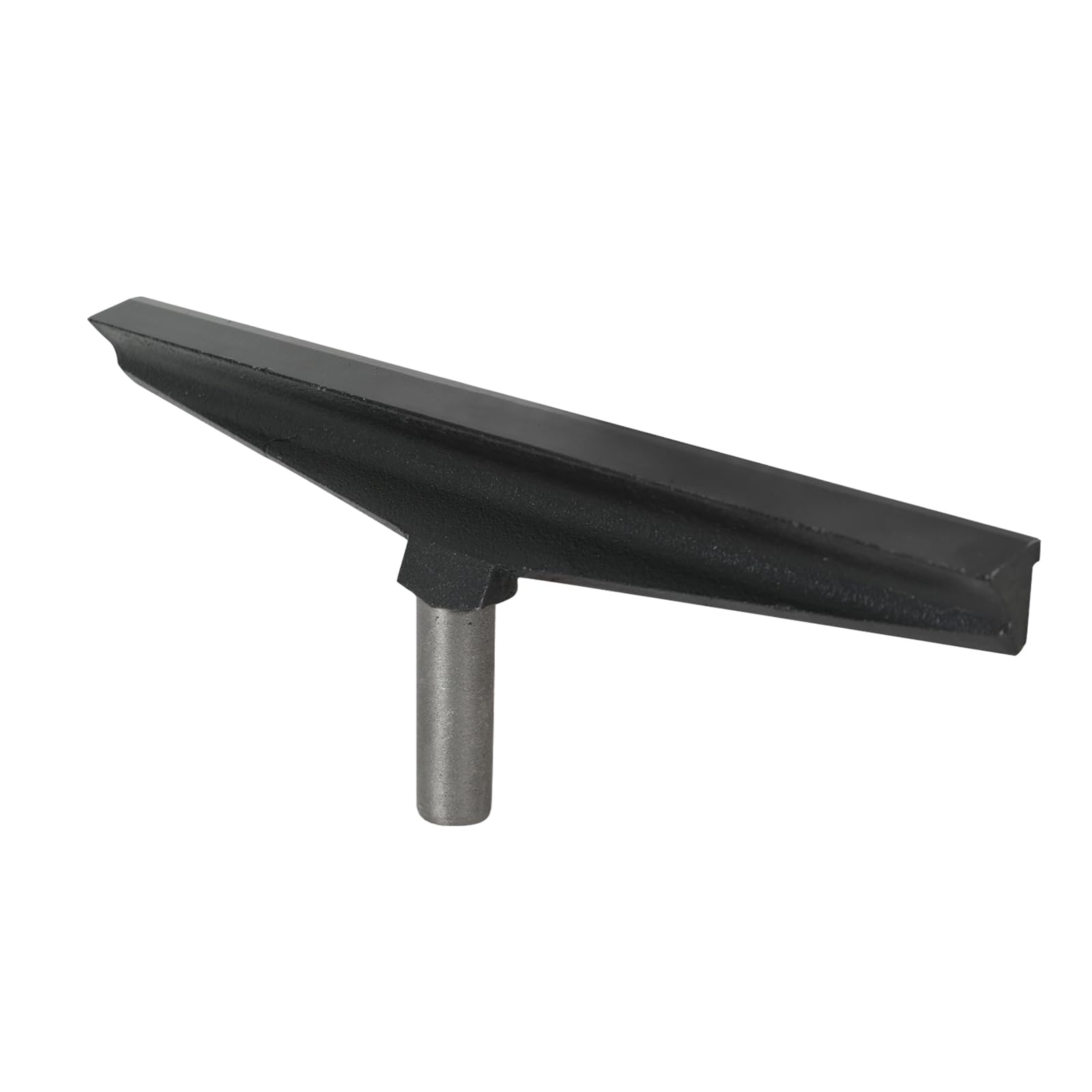 12 Inch Lathe Tool Rest - 25mm (1 Inch) Post Cast Iron T-Type Tool Post with Round Handle Bar - Woodworking & Wood Lathe Turning Tool Accessories for DIY Projects & Professional Use