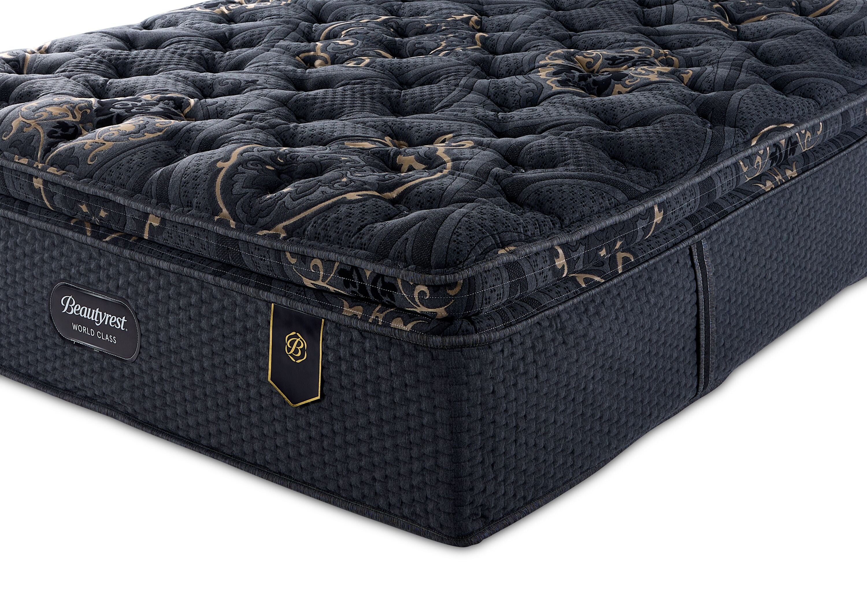 Beautyrest World Class Viscount Plush Queen Mattress - Premium Memory Foam Hybrid Mattress for Back Pain Relief & Pressure Relief | Perfect for Master Bedroom, Guest Room & Apartment Sleeping