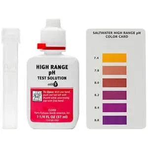 API High Range pH Test Kit for Freshwater & Saltwater Aquariums - Accurate Water Testing for Fish Tanks, Ponds & Aquatic Plants | Monitor pH Levels 7.4-8.8
