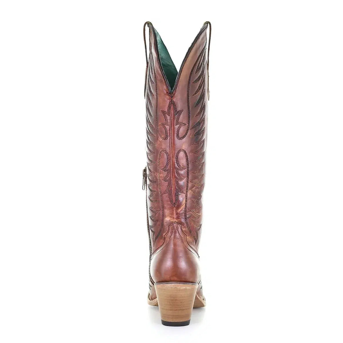 E1570 M Corral Brown Western Cowgirl Leather Long Boots for Women - Stylish & Durable Riding Boots for Country, Rodeo & Everyday Fashion