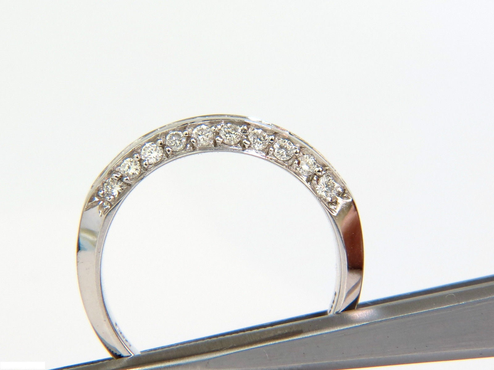 1.20CT Princess & Round Cut Diamond Band Ring in 14KT Gold (G/VS) - Perfect for Engagement, Wedding, Anniversary & Everyday Elegance