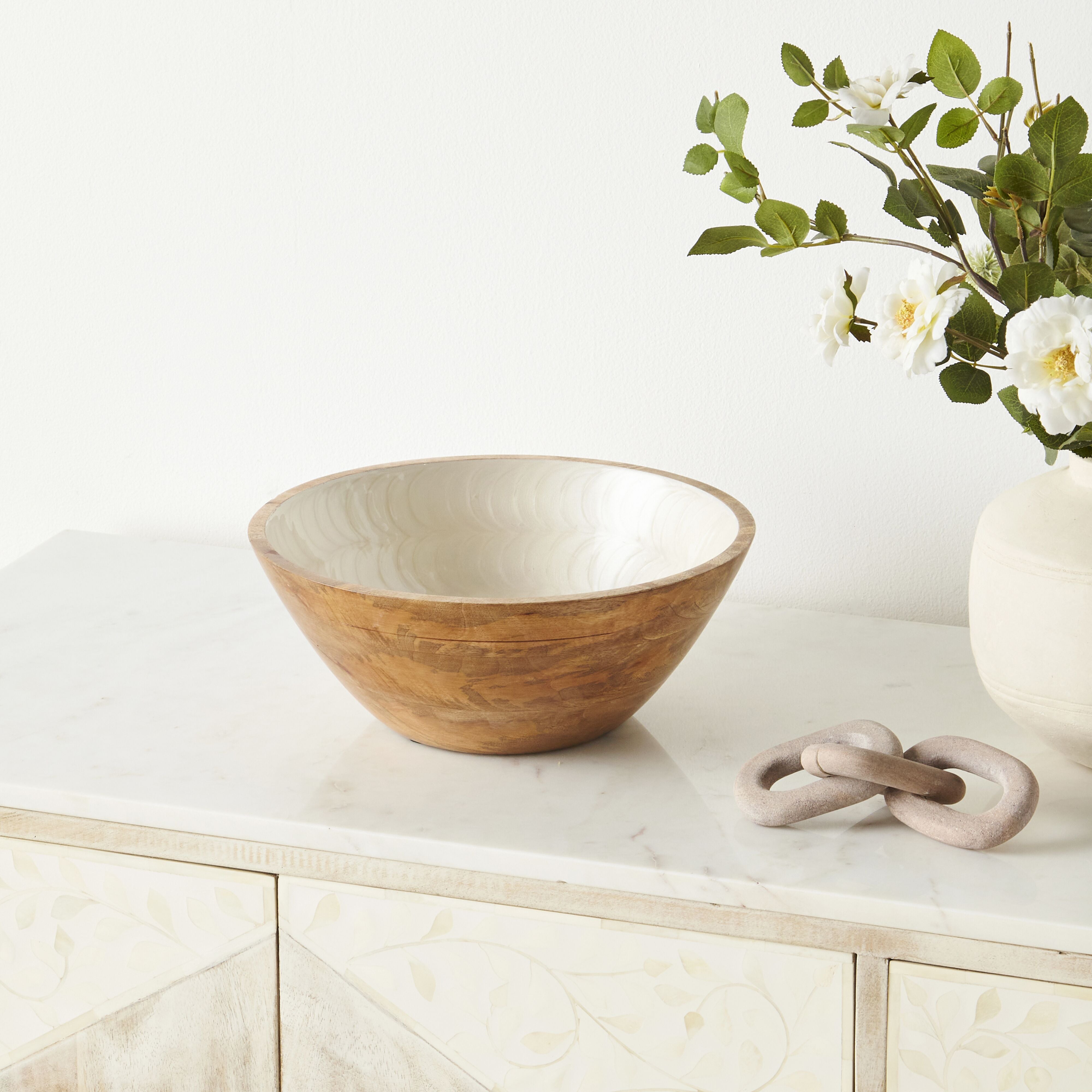 Arlo Bowl - 30x30x12.5cm Ceramic Pet Food & Water Dish - Durable Non-Slip Design for Dogs & Cats - Perfect for Indoor & Outdoor Use
