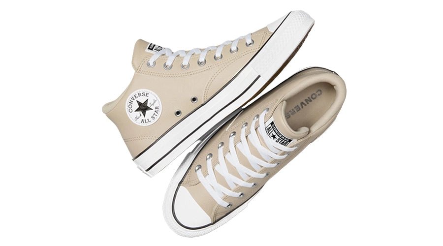 Converse Men's All Star Malden Mid Stone Sneakers - Classic High-Top Canvas Shoes for Casual Wear & Street Style