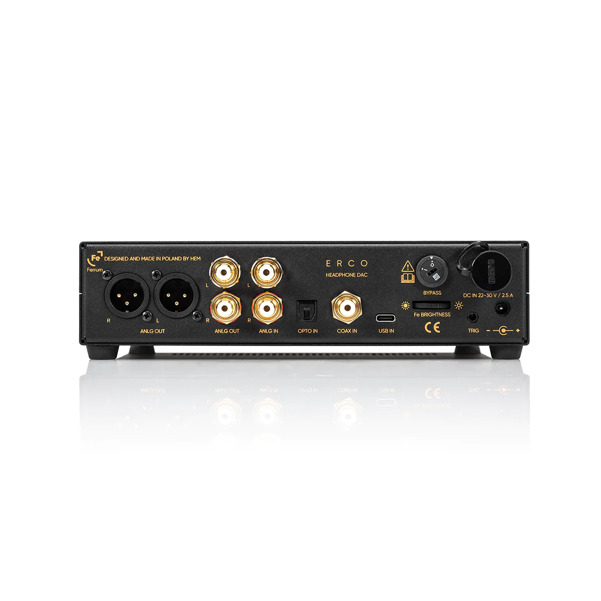 Ferrum ERCO Gen 2 Fully Balanced Headphone DAC/AMP - High Resolution Audio Amplifier for Audiophiles | Perfect for Home Studio, Music Production & Critical Listening
