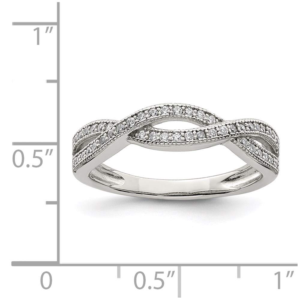 925 Sterling Silver Cubic Zirconia Ring for Women - Elegant Fine Jewelry Gift for Her - Perfect for Anniversaries, Birthdays & Special Occasions