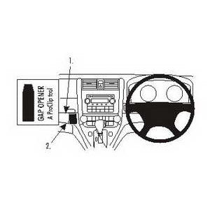 ClicOn No Holes Angled Dash Mount for Honda CR-V (2007-2011) | Secure Phone Holder for Safe Driving | Perfect for GPS Navigation & Hands-Free Calling