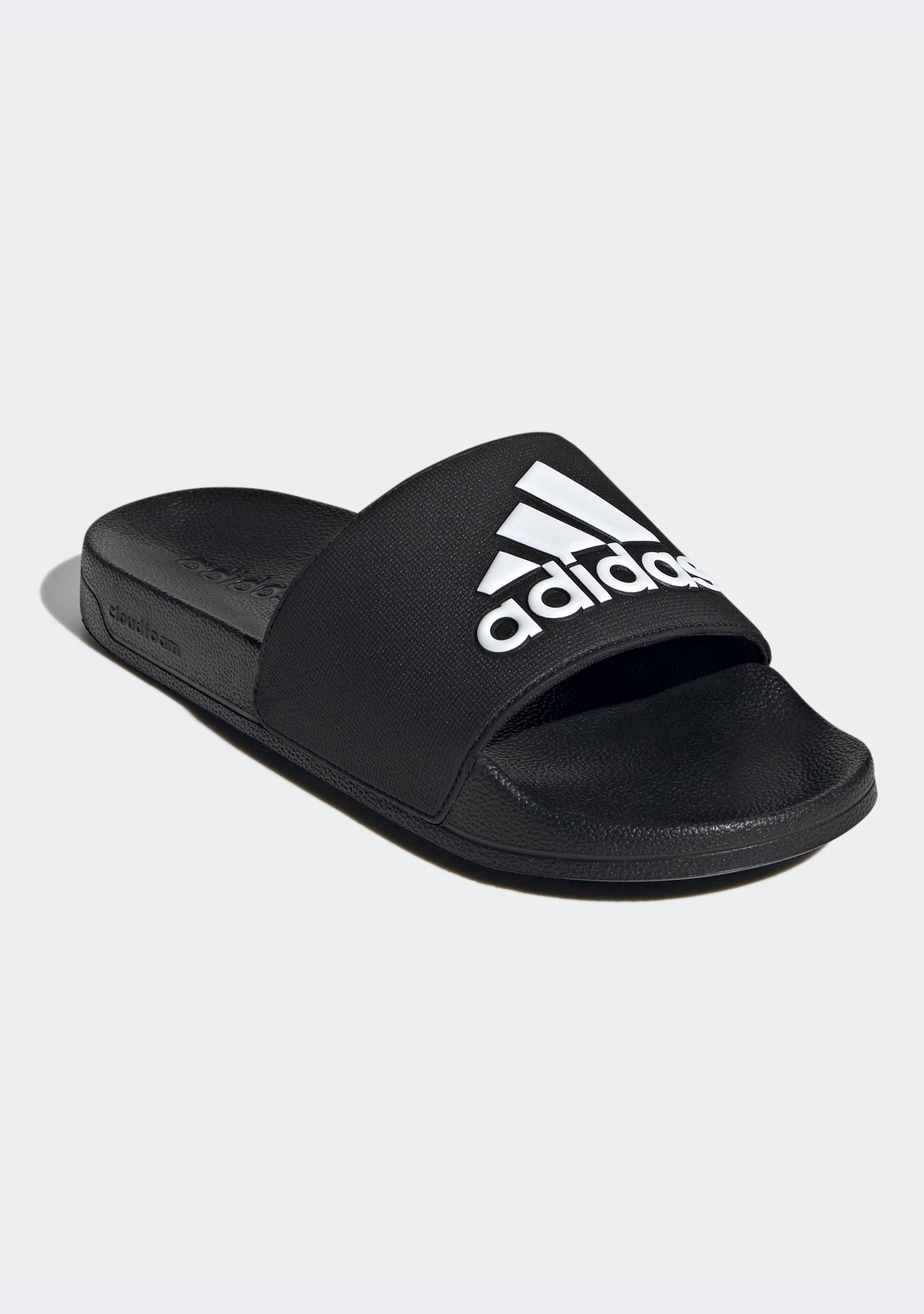 Adidas Men's Adilette Comfort Slide Sandals - Lightweight Quick-Dry Shower Shoes for Pool, Beach, Gym & Home Use