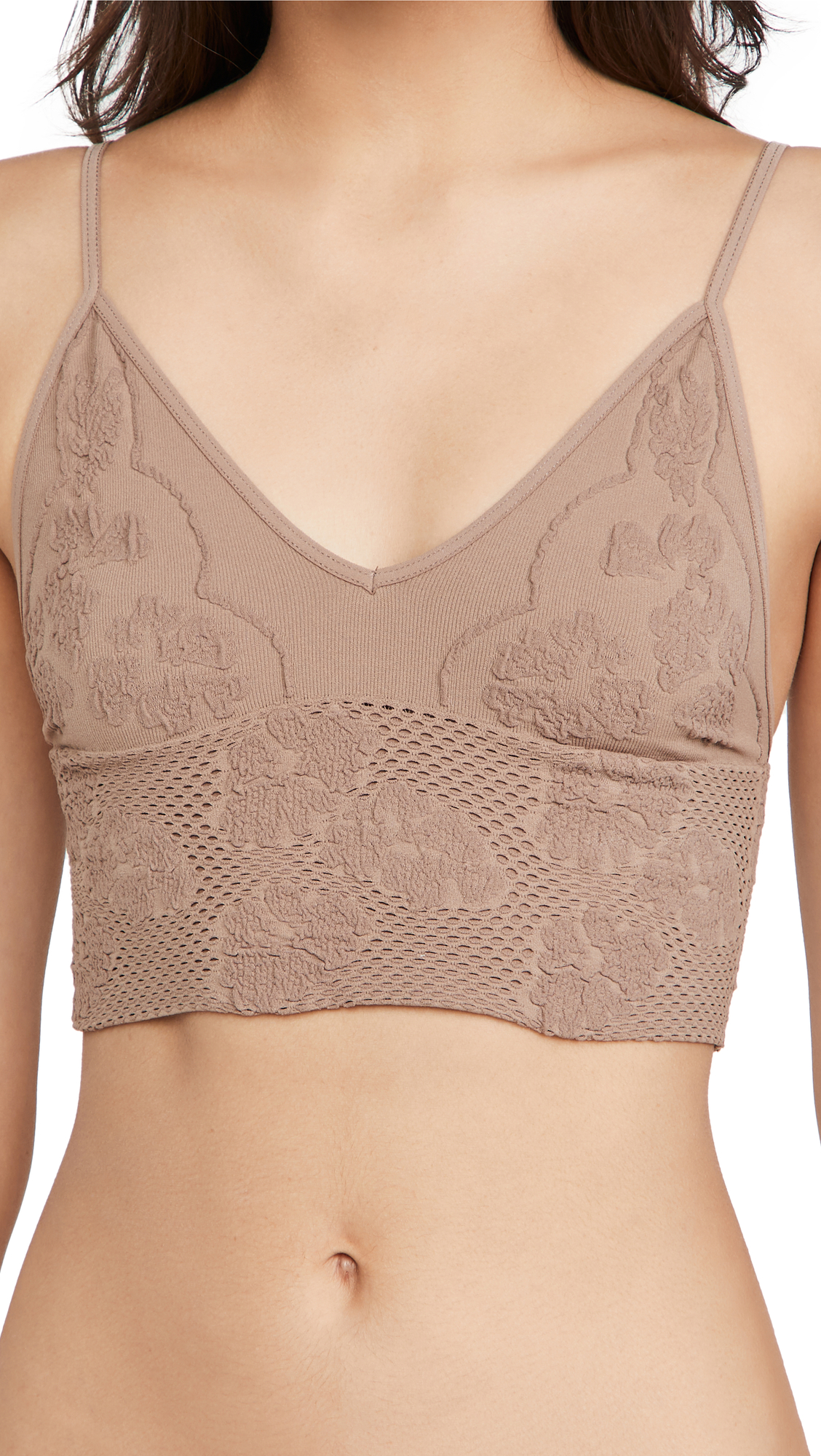 Free People Women's Candy Seamless Bra - Comfortable Wireless Bralette for Yoga, Lounge & Everyday Wear