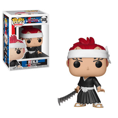 Bleach Pop! Vinyl Figure - Renji Abarai Anime Collectible [348] - Perfect for Anime Fans, Gift for Bleach Lovers, and Home Decor
