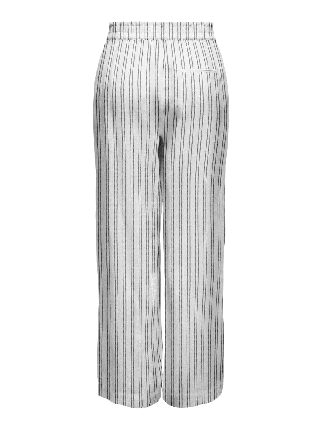 Tokyo Life Women's Striped Pants - Casual High Waisted Wide Leg Trousers for Work, Travel & Everyday Wear