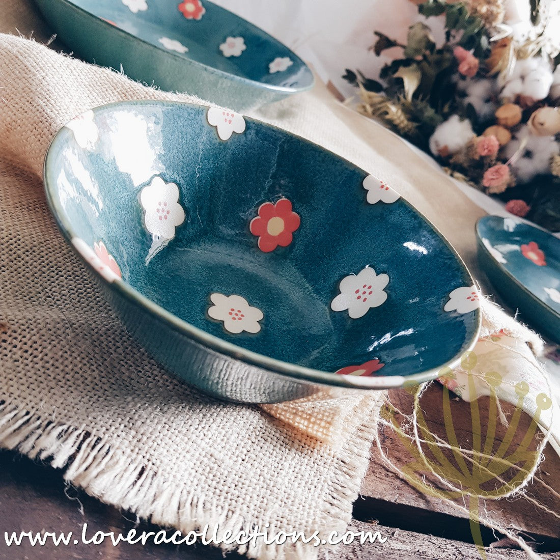 Aito Japan Nordic Floral Dinnerware Set - 60% Off Sale - Elegant Plates, Bowls & Cups for Home Dining, Wedding Registry & Gift Giving