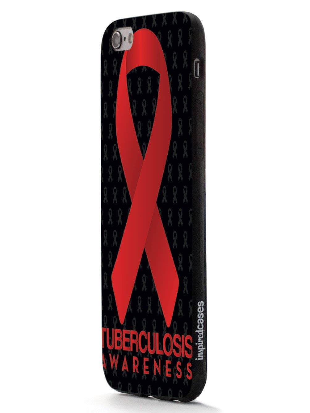 Inspired Cases - Premium 3D Textured Protective Phone Case for Apple iPhone 12 Pro - TB Awareness Ribbon Design - Durable Shockproof Cover - Perfect for Daily Use, Work & Travel