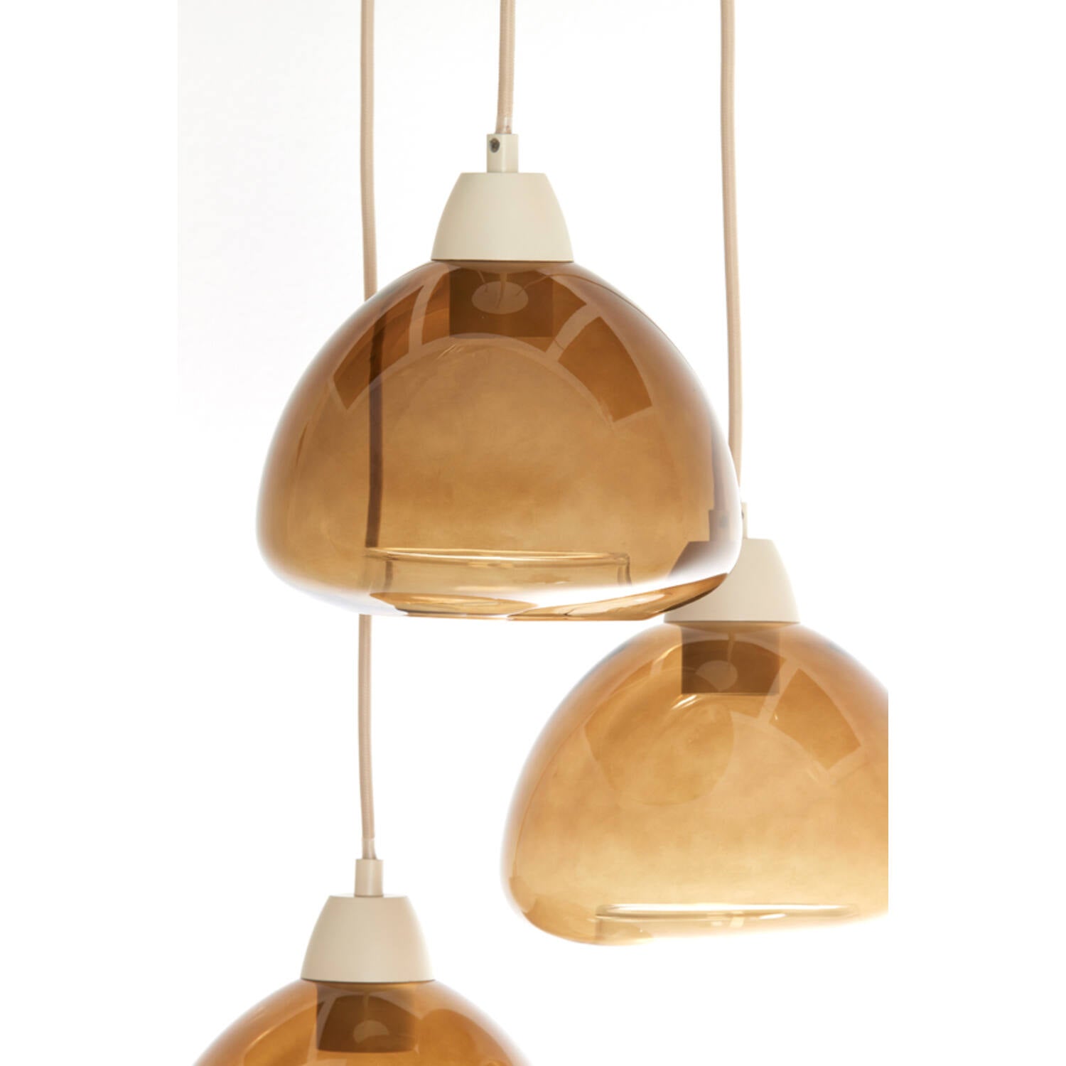Bisho Modern Hanging Lamp - 3 Light Pendant, Ø30x14cm - Perfect for Dining Room, Kitchen Island, and Living Room Lighting