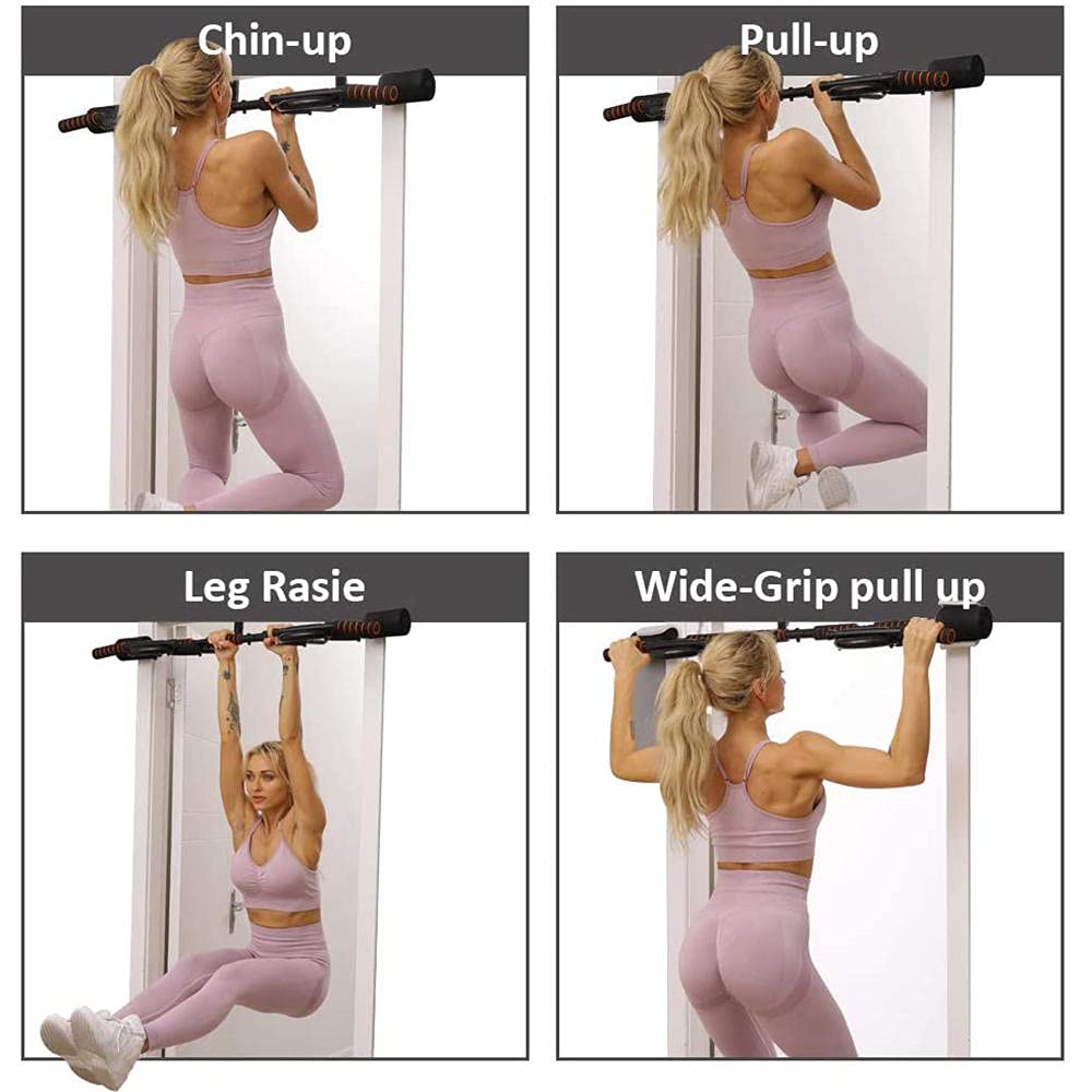 Best Pull Up Bar for Doorway - Heavy Duty Chin Up Bar for Home Gym, Multifunctional Dip Station & Doorway Exercise Equipment - Perfect for Strength Training, Calisthenics & Full Body Workouts at Home