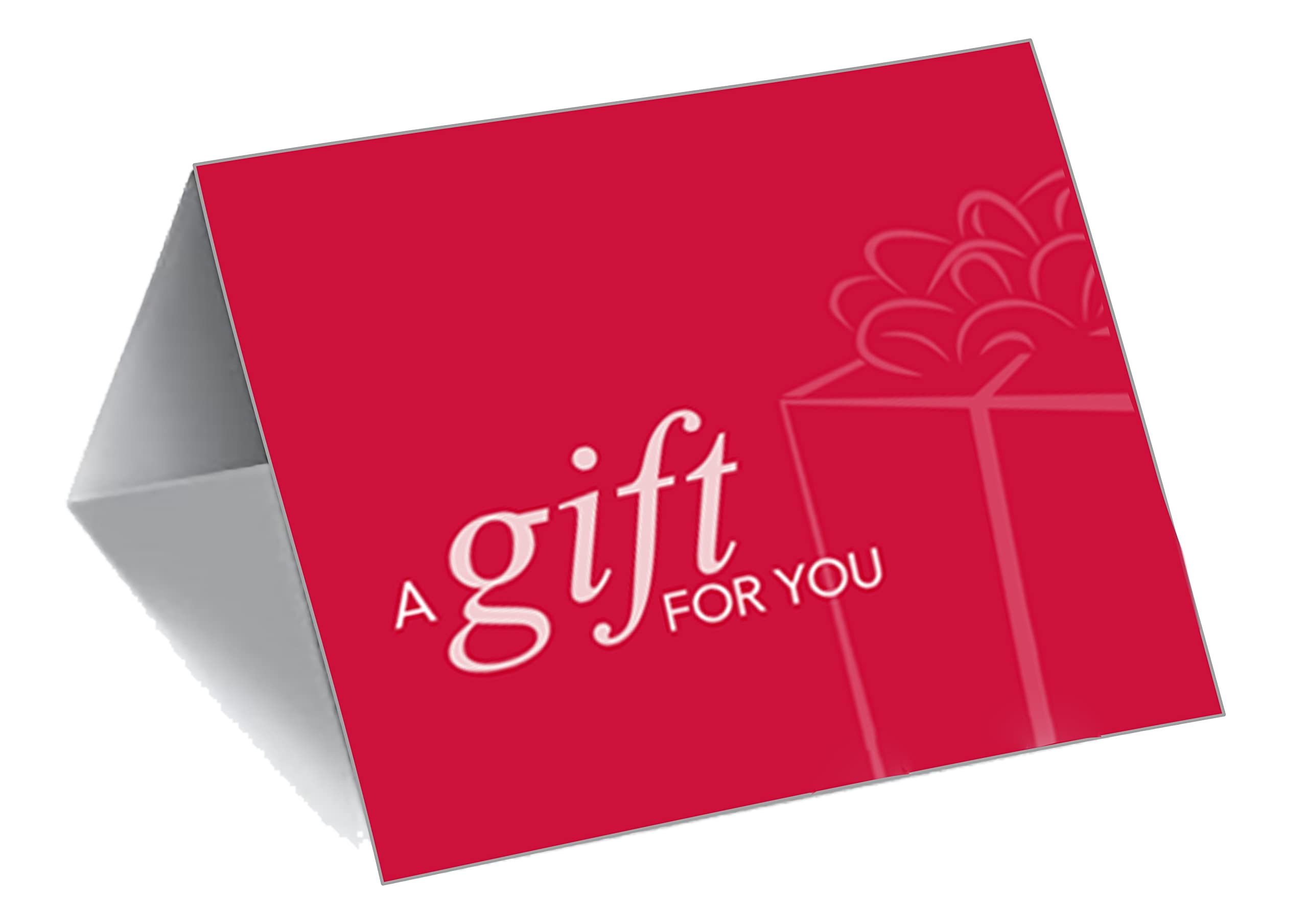 500 Pack Simple Red Gift Card Presenter - Elegant Gift Card Holders for Holidays, Birthdays & Special Occasions | Perfect for Retail, Corporate Gifts & Party Favors