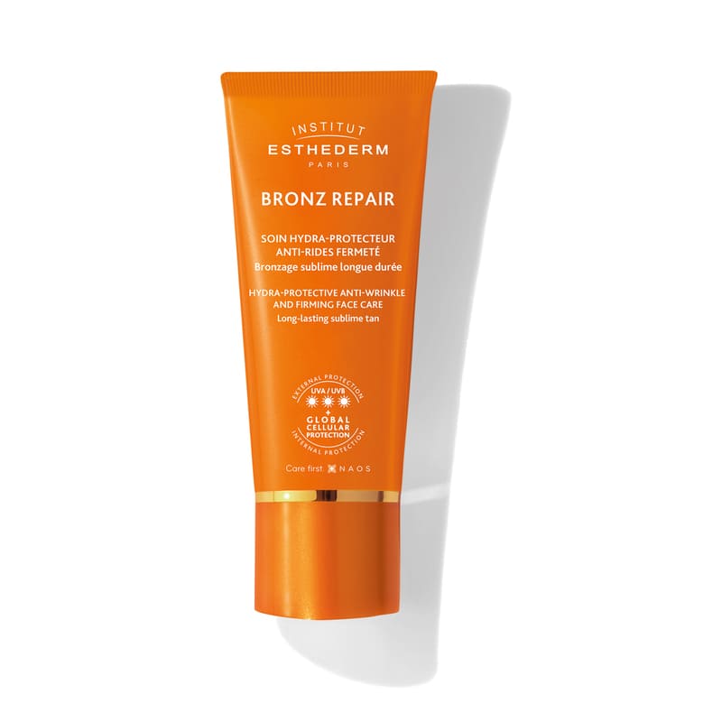 Institut Esthederm Bronz Repair Protective Anti-Wrinkle & Firming Care SPF - Sun Protection for Face & Body | Perfect for Beach, Pool & Outdoor Activities