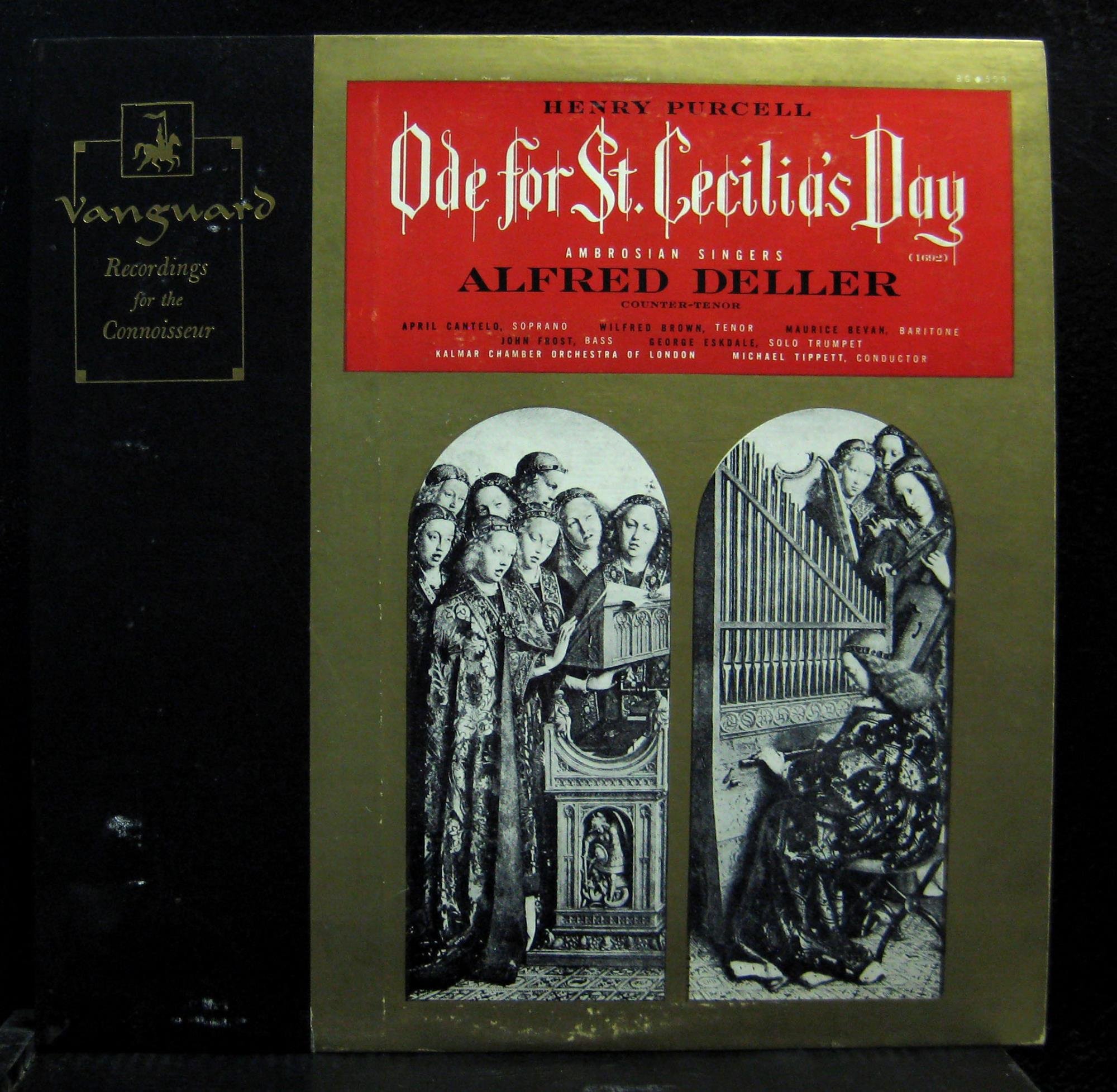 Michael Tippett & Ambrosian Singers - Purcell: Ode on St. Cecilia's Day (1692) Vinyl Record | Baroque Classical Music LP | Perfect for Audiophiles & Music Collectors