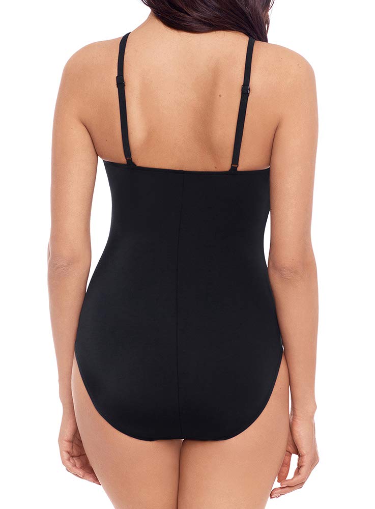 Magic Suit Women's Neon Nature Jill One Piece Swimsuit - Black & Multi Color - Sexy High Cut Bathing Suit for Beach, Pool & Summer Vacations