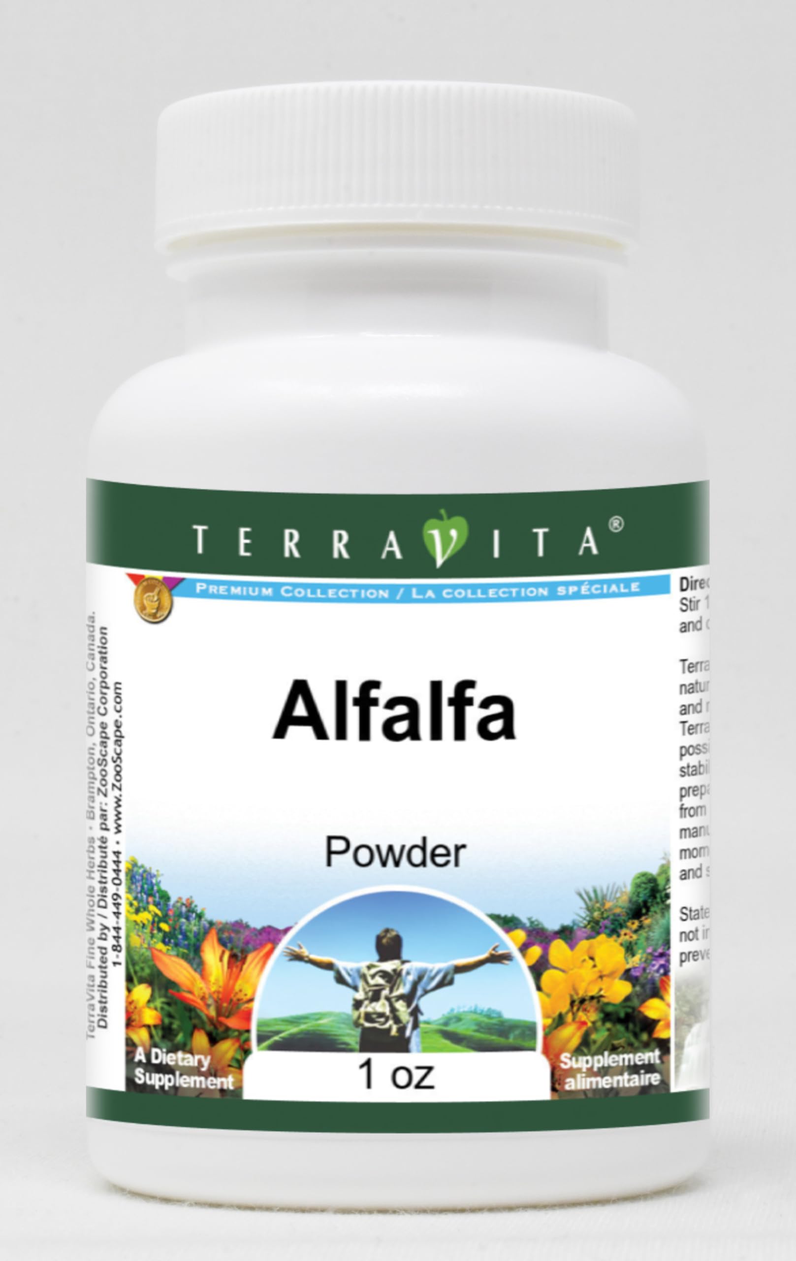 Organic Alfalfa Powder 1 oz (3 Pack) - USDA Certified, Non-GMO, Rich in Vitamins & Minerals - Perfect for Smoothies, Juices & Health Supplements
