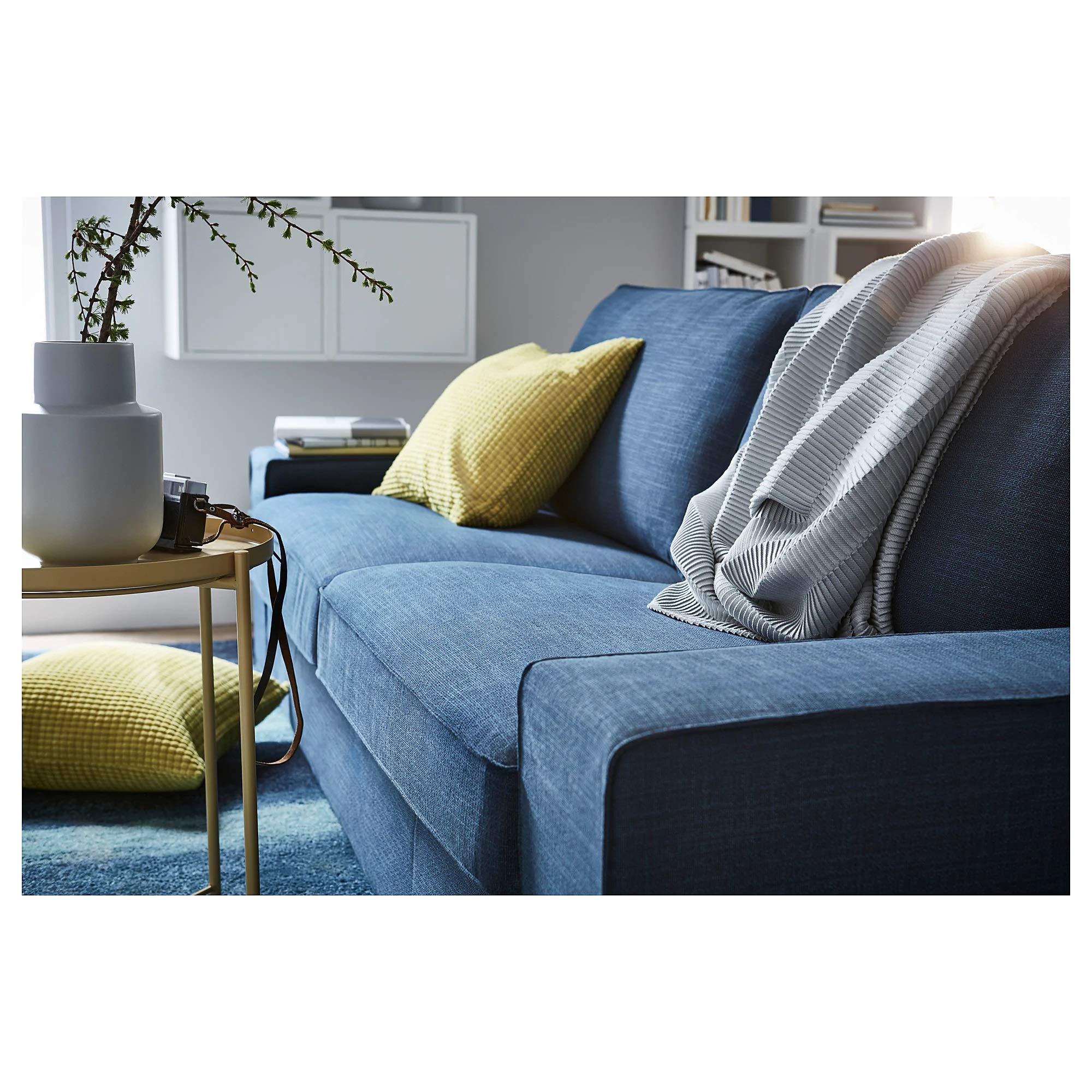 Kivik Sofa Slipcover - Original Hillared Dark Blue Replacement Cover | Durable & Easy to Install | Perfect for Living Room, Home Theater & Office Use