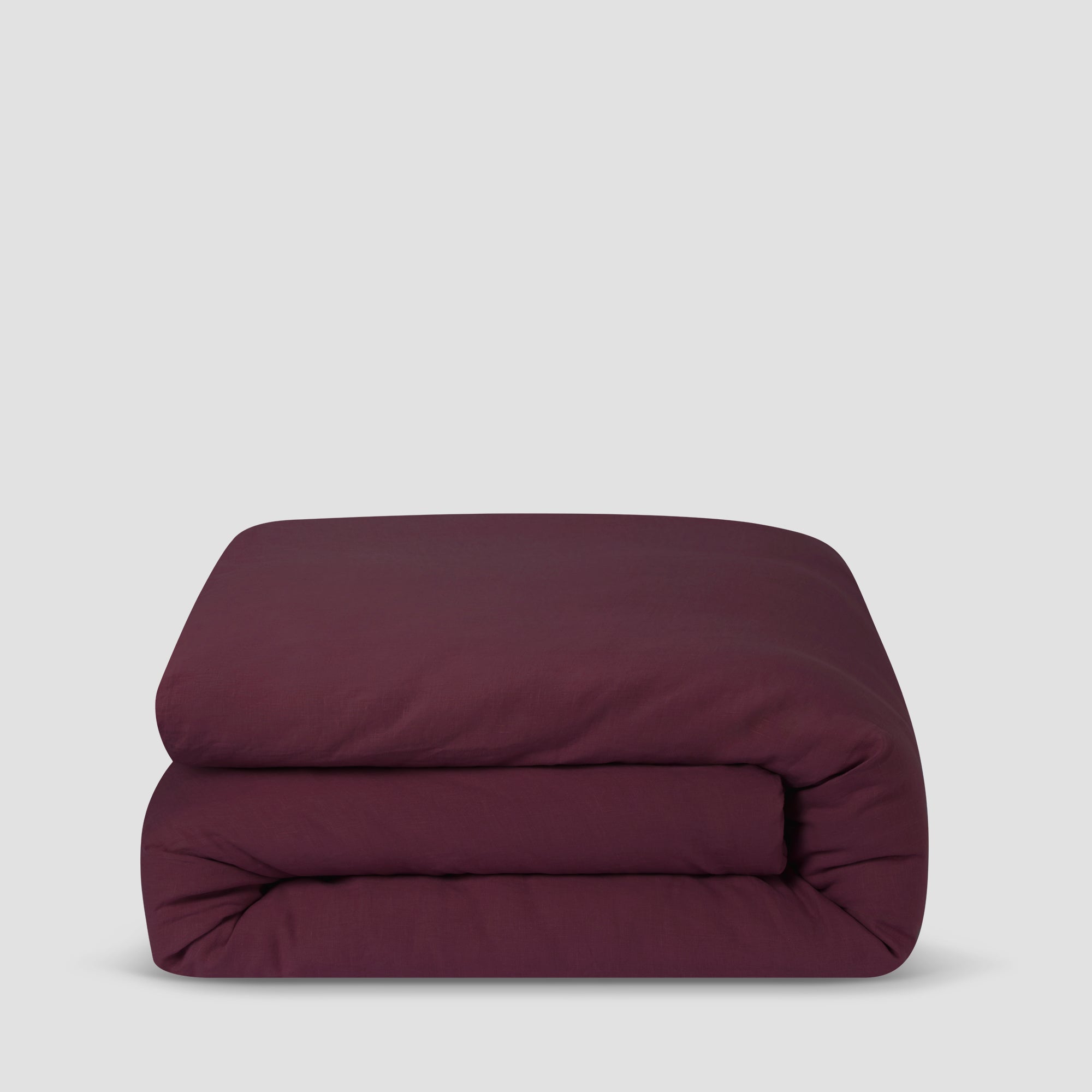 Premium Berry Linen Blend Duvet Cover Set - Soft Breathable Bedding for All Seasons - Perfect for Master Bedroom, Guest Room & Cozy Home Decor