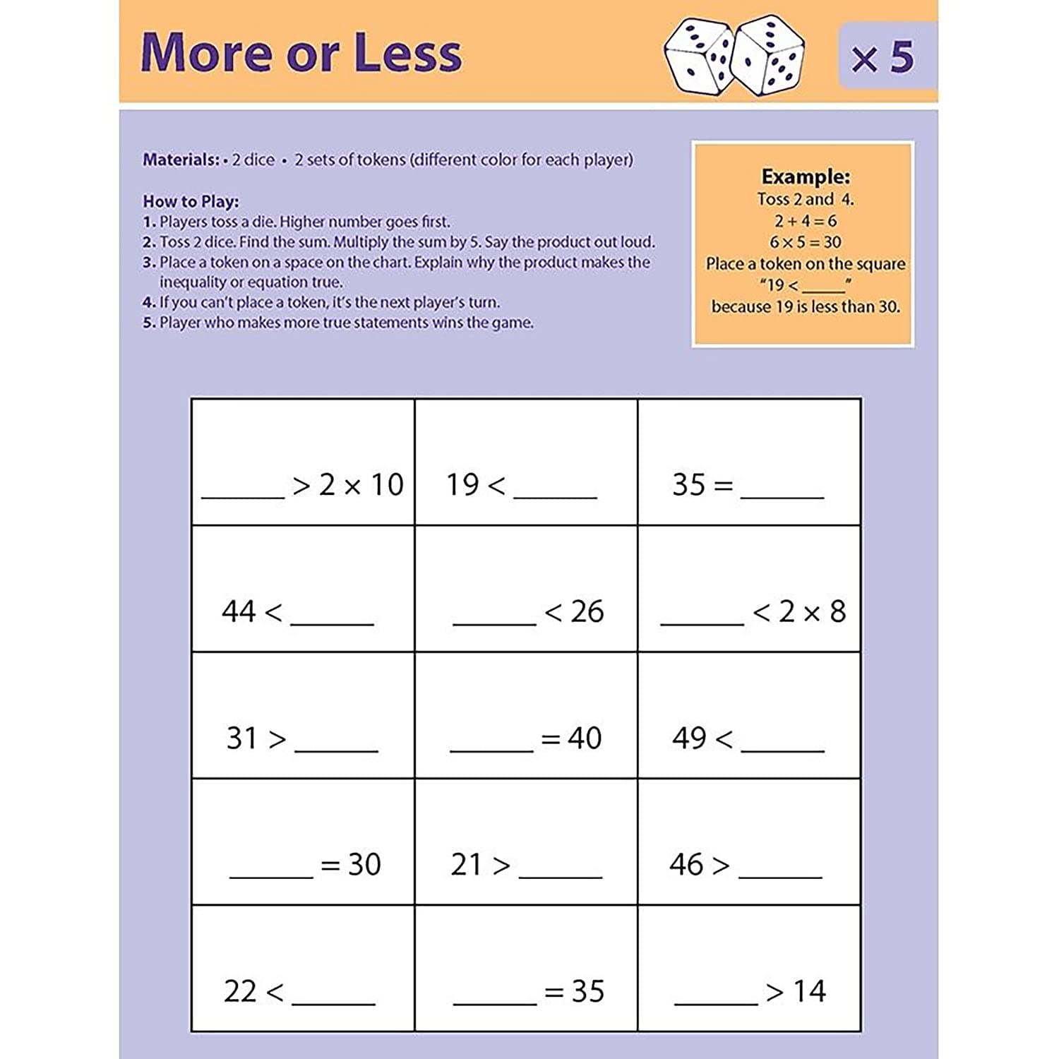 Didax Educational Resources Multiplication Dice Games - Fun Math Learning Tools for Kids | Perfect for Classroom & Homeschool Activities