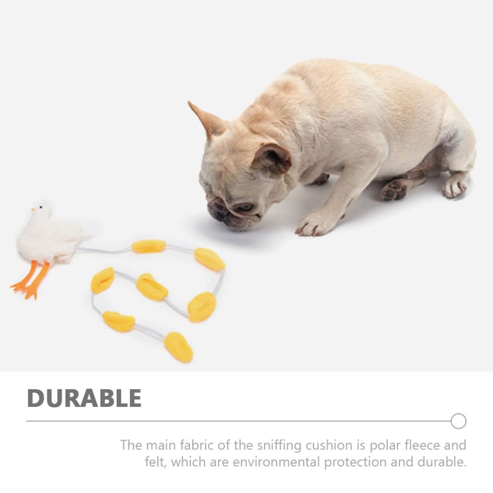 STOBOK Interactive Sniffing Mat for Dogs - Slow Feeder Puzzle Toy with Polar Fleece for Puppy & Kitten Training - Pet Enrichment Activity for Mental Stimulation & Anxiety Relief (Great for Indoor Play & Mealtime Fun)
