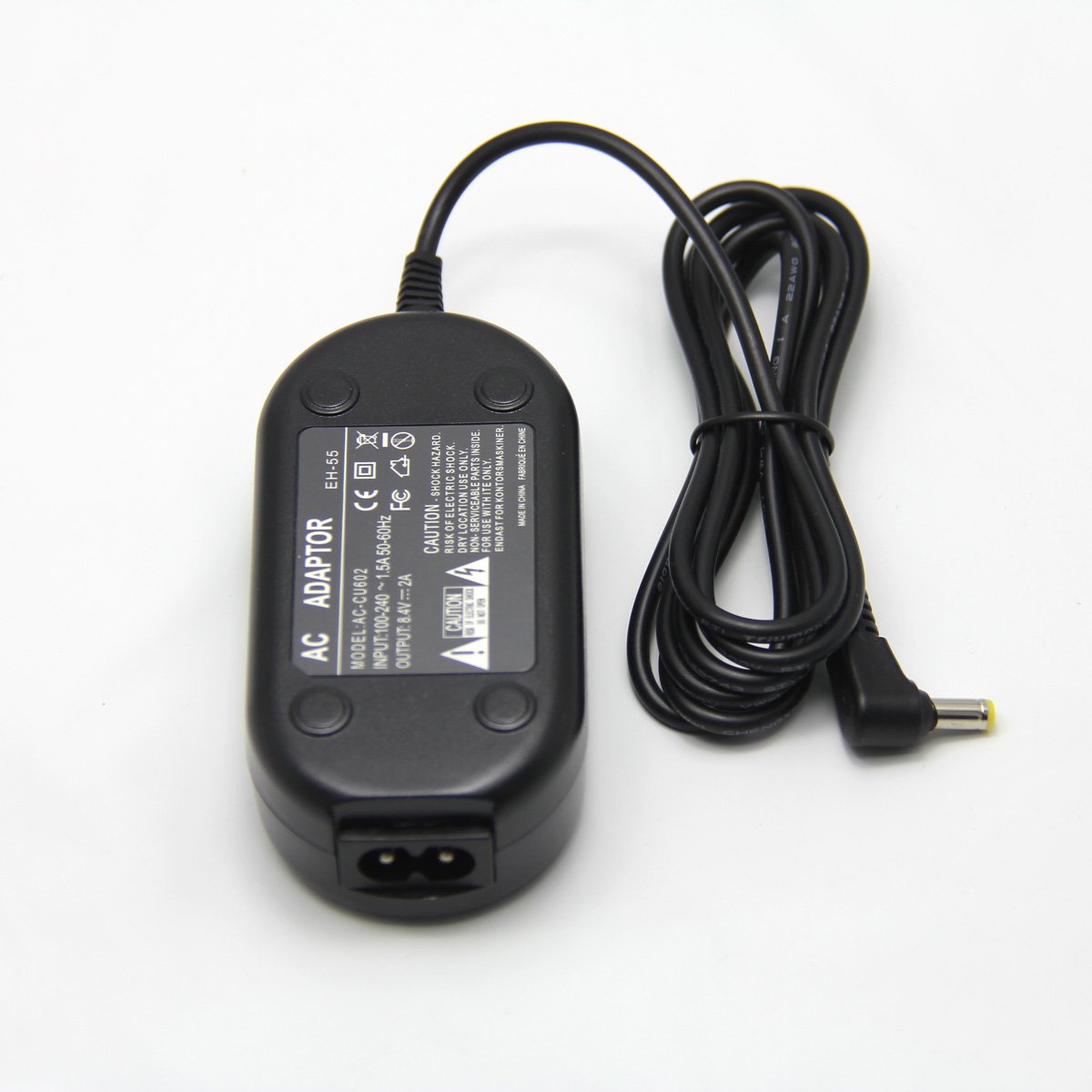 Nikon Coolpix EH-55 EH-53 EH-52 EH-21 Replacement AC Power Adapter & Charger Kit for 8700 5700 5400 5000 4800 4500 4300 2000 995 885 880 775 750 700 600 100 Series Digital Cameras - Perfect for Home Studio & Travel Photography Power Supply