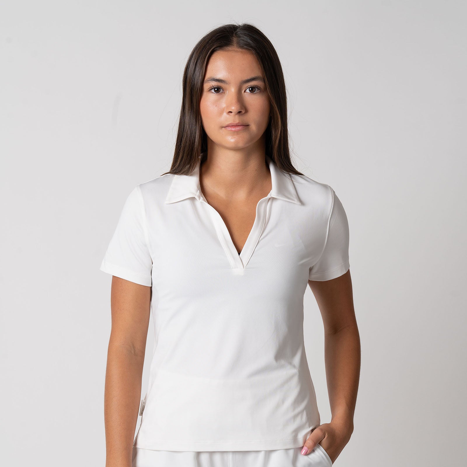 Women's Classic Club Polo Shirt - Breathable Cotton, Slim Fit, Casual & Sporty Style for Golf, Tennis & Everyday Wear