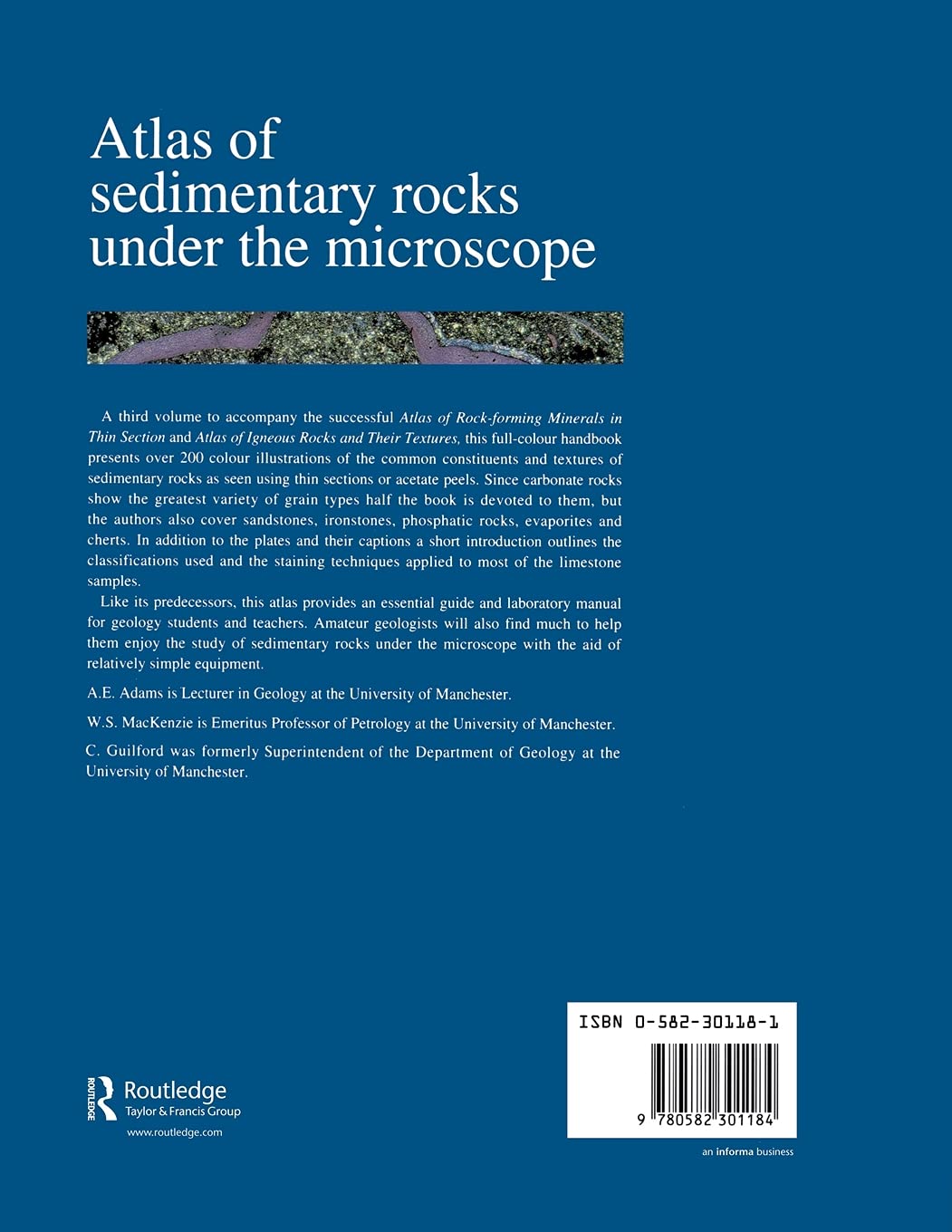 Atlas of Sedimentary Rocks Under Microscope - Comprehensive Guide to Rock Identification & Classification | Perfect for Geology Students, Researchers & Rock Collectors