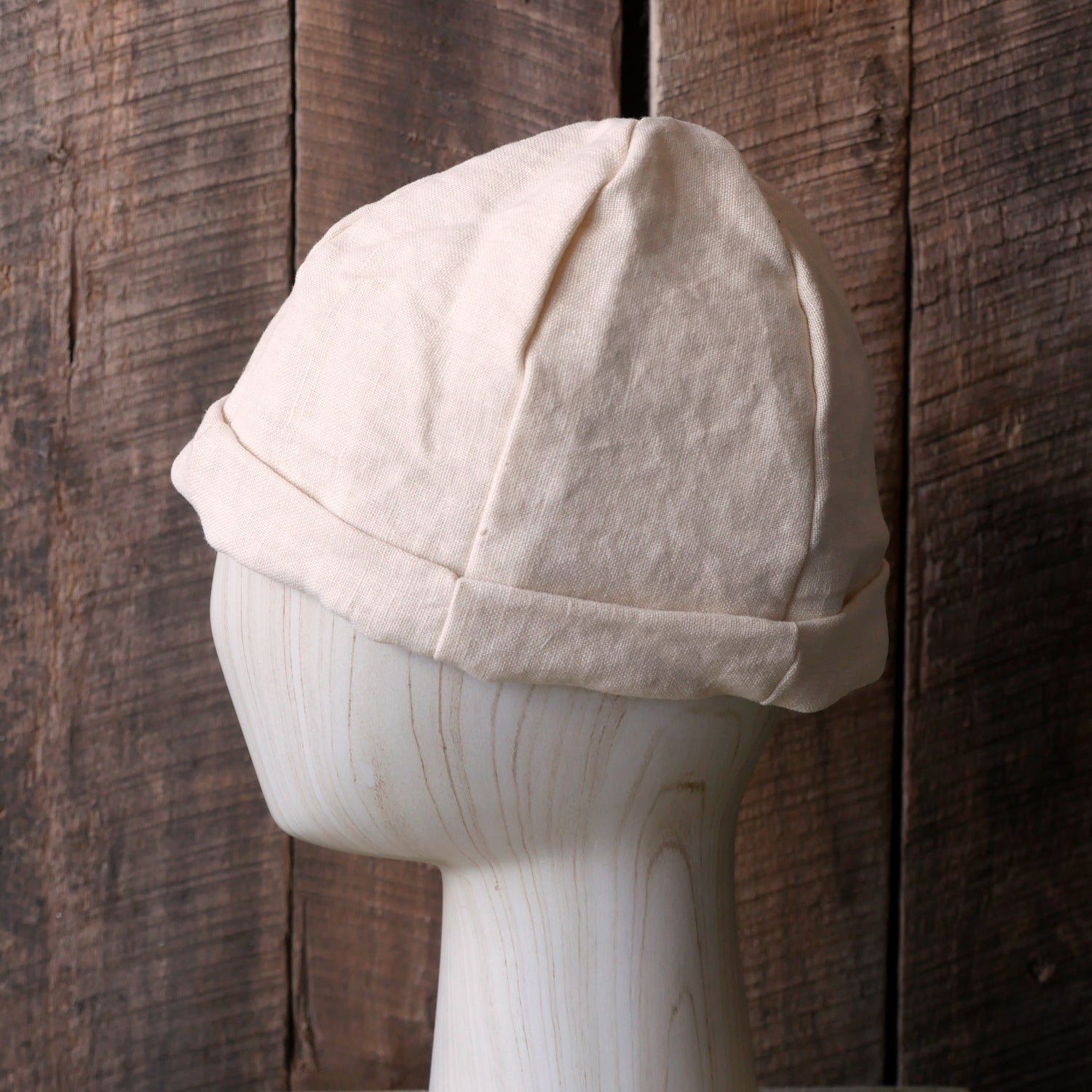 Premium Vanilla Linen Work Caps for Men & Women - Breathable Sun Hat for Outdoor Work, Gardening, and Hiking - Adjustable Unisex Baseball Cap