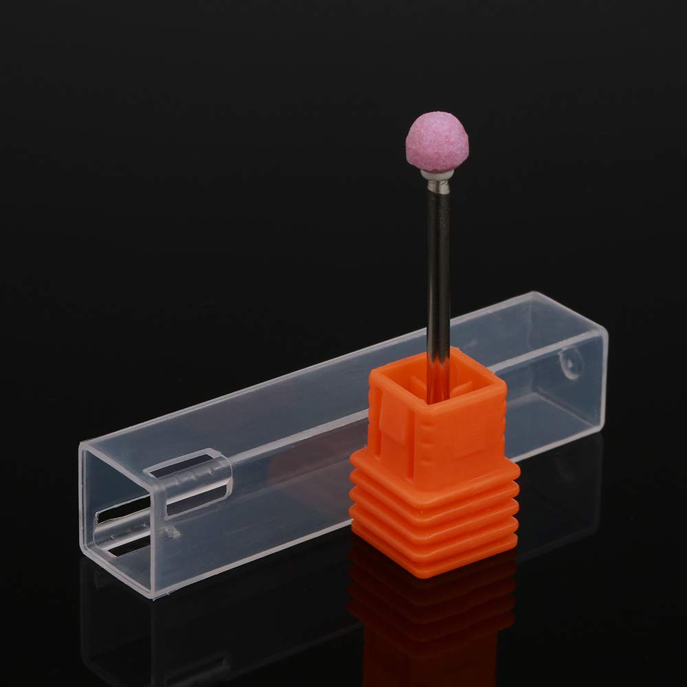 2PCS Professional Nail Drill Bits & Ball Head Stone Manicure Files - Diamond Coated Nail Art Tools for Acrylic, Gel & Natural Nails - Perfect for Home Salon, DIY Nail Care & Professional Nail Technicians