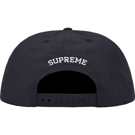 Supreme x Kaws Logo 5-Panel Snapback Hat - Navy Blue Adjustable Streetwear Cap for Men & Women | Perfect for Urban Fashion, Hip-Hop Style & Street Photography