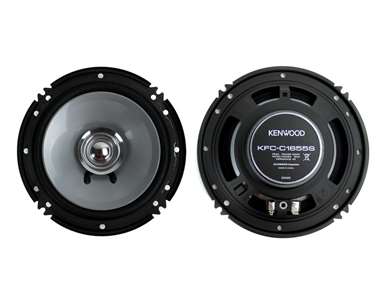 Kenwood KFC C1655S 6.5 Inch 2-Way Car Audio Coaxial Speakers - High Power Handling, Clear Sound for Cars, Trucks & SUVs | Perfect for Upgrading Your Vehicle Audio System