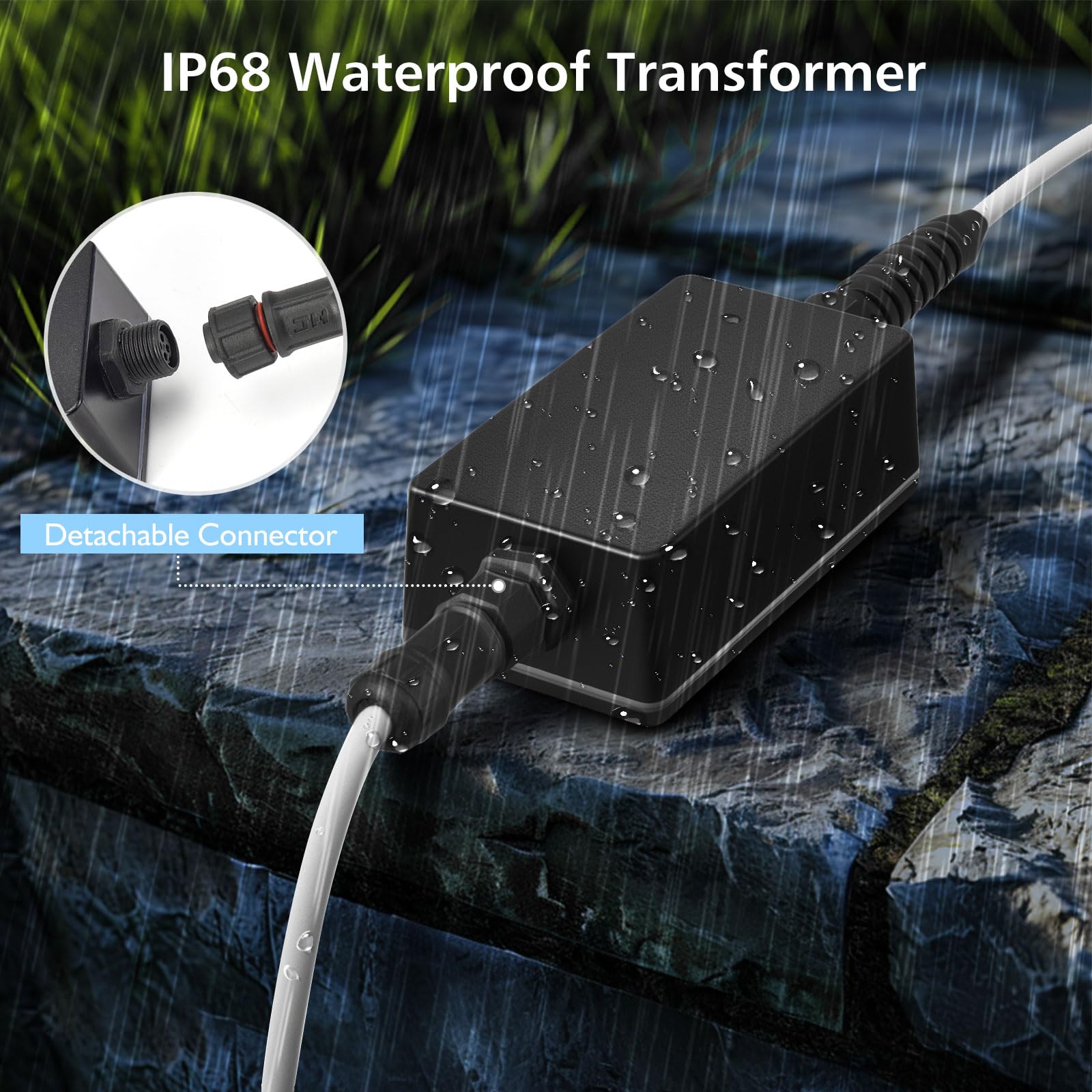 12W RGB LED Pond Lights with APP Control - Dimmable IP68 Waterproof Stainless Steel Underwater Lights for Fountain, Pool & Garden (2x6W, 26ft Cord, 12V Transformer Timer Included) - Perfect for Landscape Lighting, Water Features & Outdoor Decor