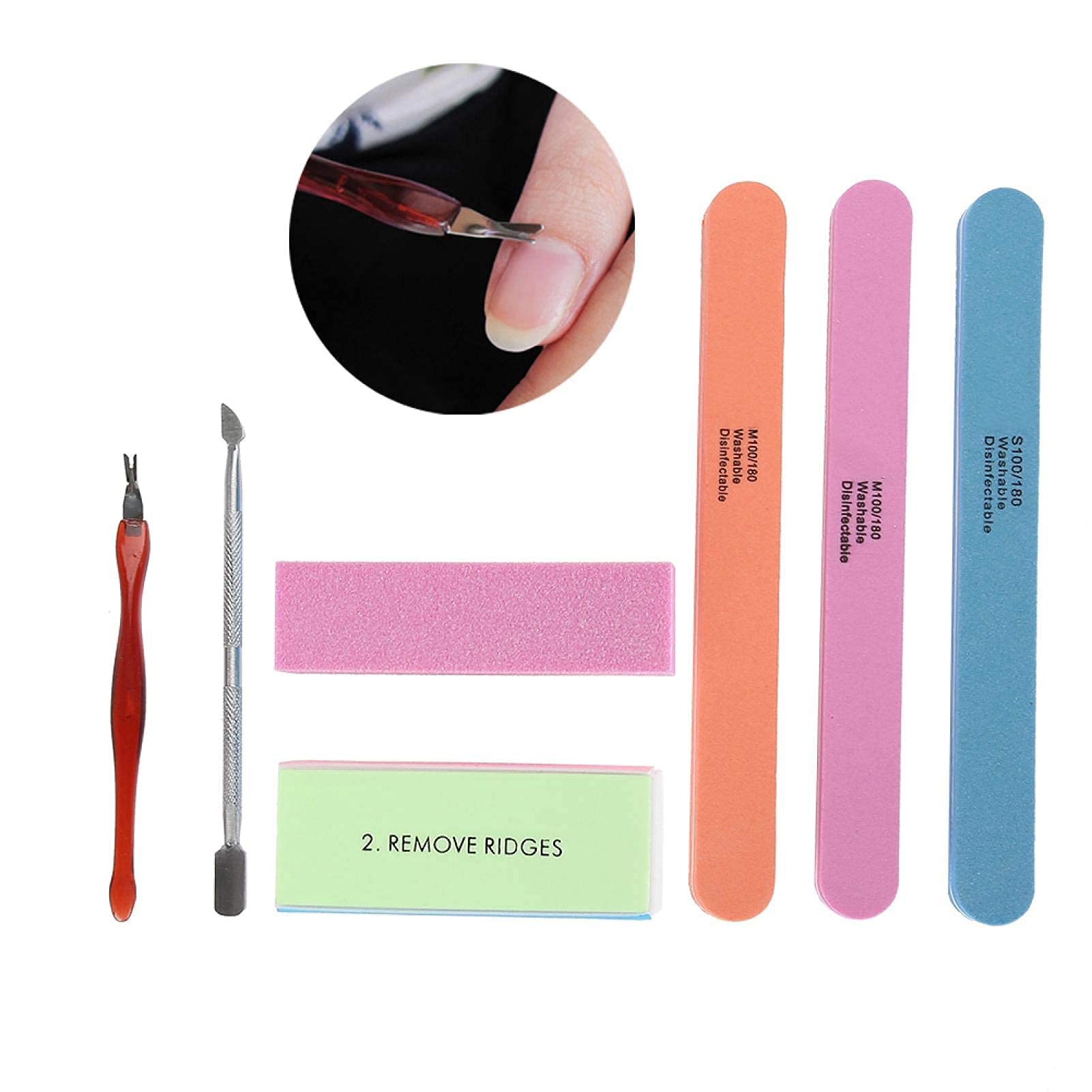 Professional Nail Files and Buffers Set - Manicure & Pedicure Kit for Women & Girls - Nail Care Tools for Smooth, Shiny Nails - Perfect for Home Salon, Travel, and DIY Nail Art