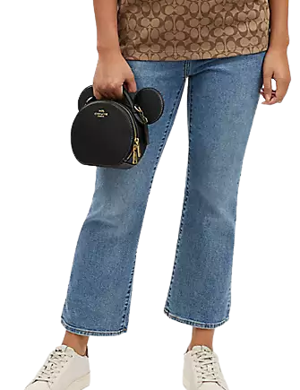Coach Disney X Coach Mickey Mouse Ear Crossbody Bag - Stylish & Playful Disney Accessory for Women | Perfect for Theme Parks, Parties & Everyday Use