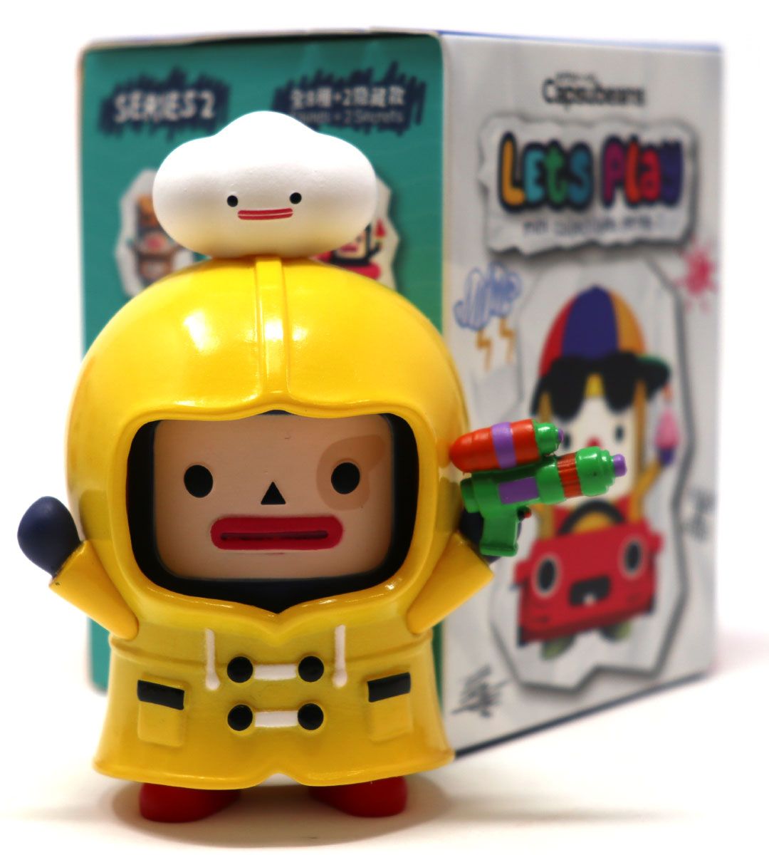 Capsubeans Series 2 Let's Play Display (8pcs) - Fun Collectible Toy Figures for Kids & Adults - Perfect for Display, Playtime, and Gift Giving
