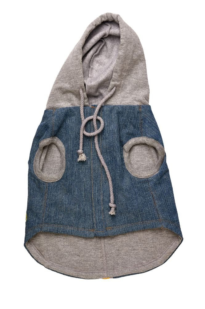 Stylish Denim Hoodie Vest for Men & Women - Trendy Casual Wear for Outdoors, Street Fashion & Layering