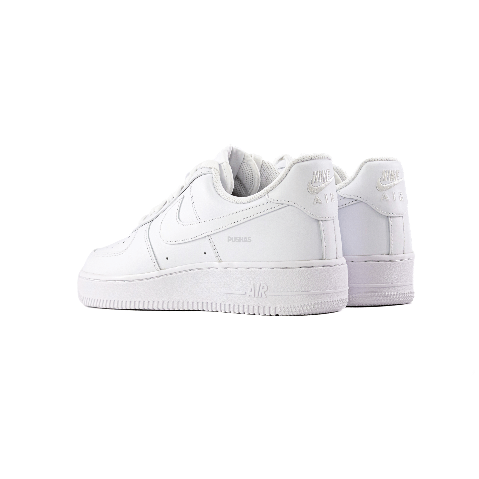 Nike Air Force 1 Low '07 Triple White Sneakers - Men's Classic White Leather Basketball Shoes (2020 Release) | Perfect for Casual Wear, Street Style & Everyday Fashion