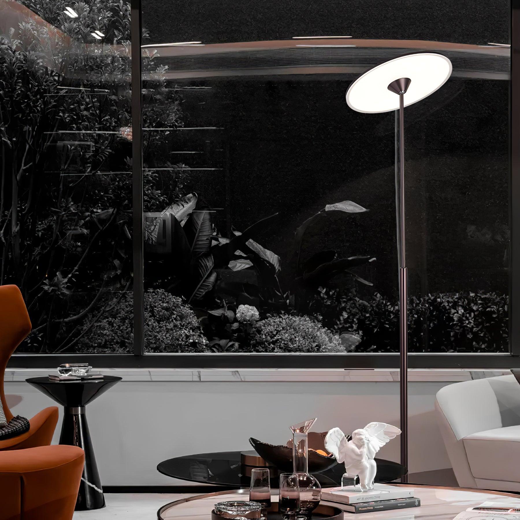 Ambra Modern LED Floor Lamp with Adjustable Brightness - Perfect for Living Room, Bedroom, and Office Lighting