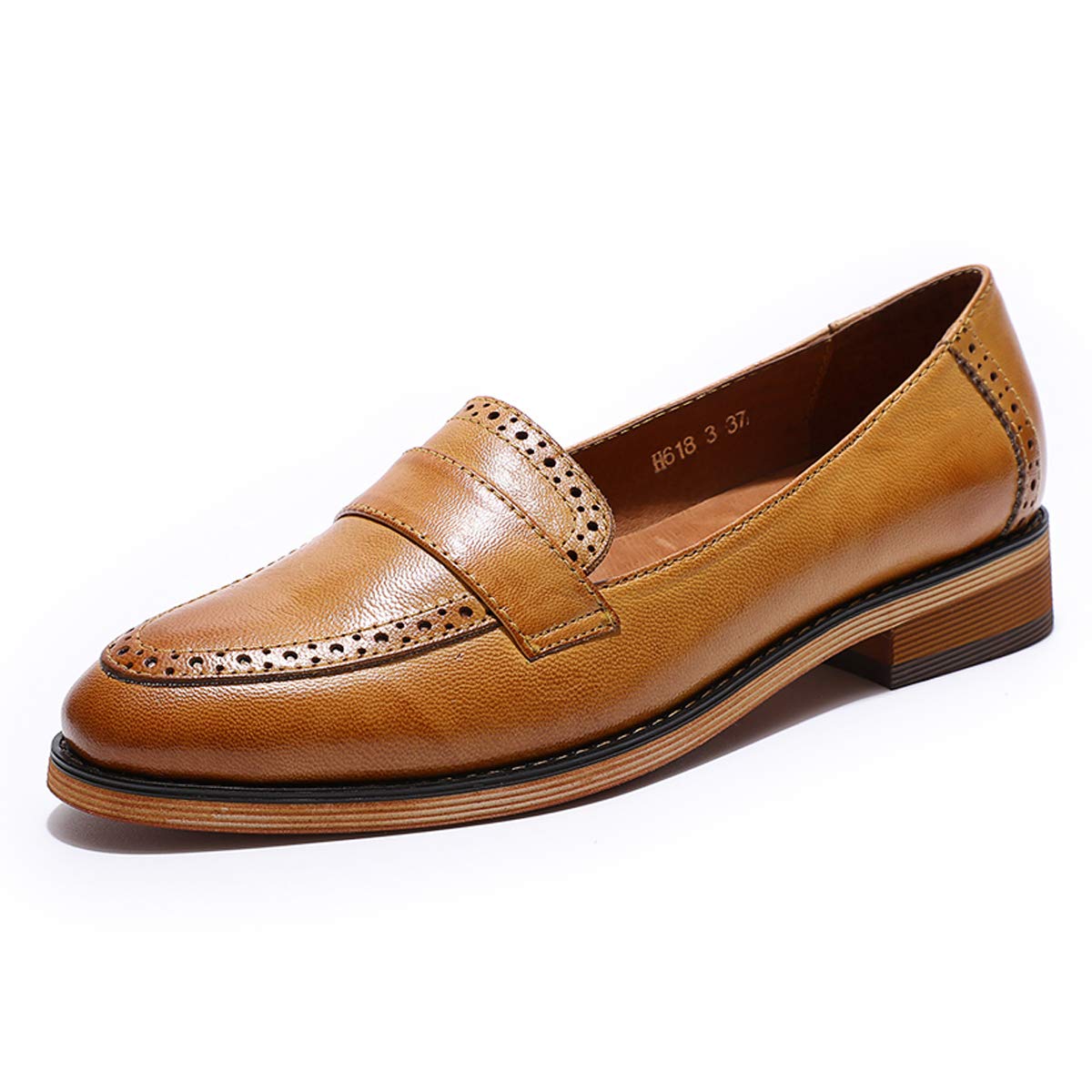 Women's Classy Leather Penny Loafers - Slip On Flat Shoes for Office, Work & Casual Wear - Comfortable Dress Loafers for Ladies | Perfect for Business, Travel & Everyday Outfits