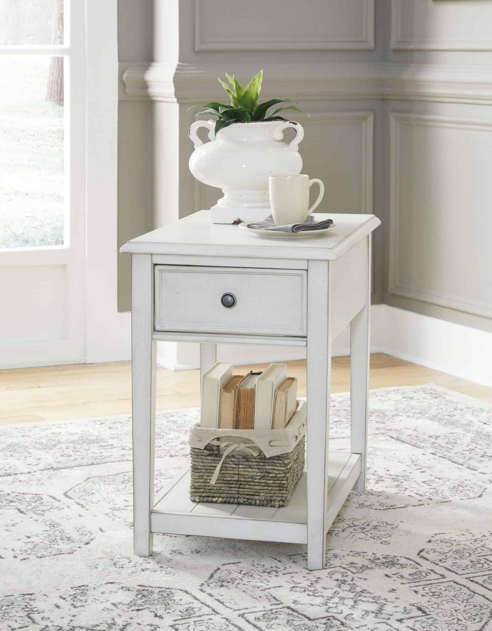 Kanwyn Upholstered Ottoman Coffee Table with 2 Matching End Tables - Modern Living Room Furniture Set for Home Decor & Storage T937