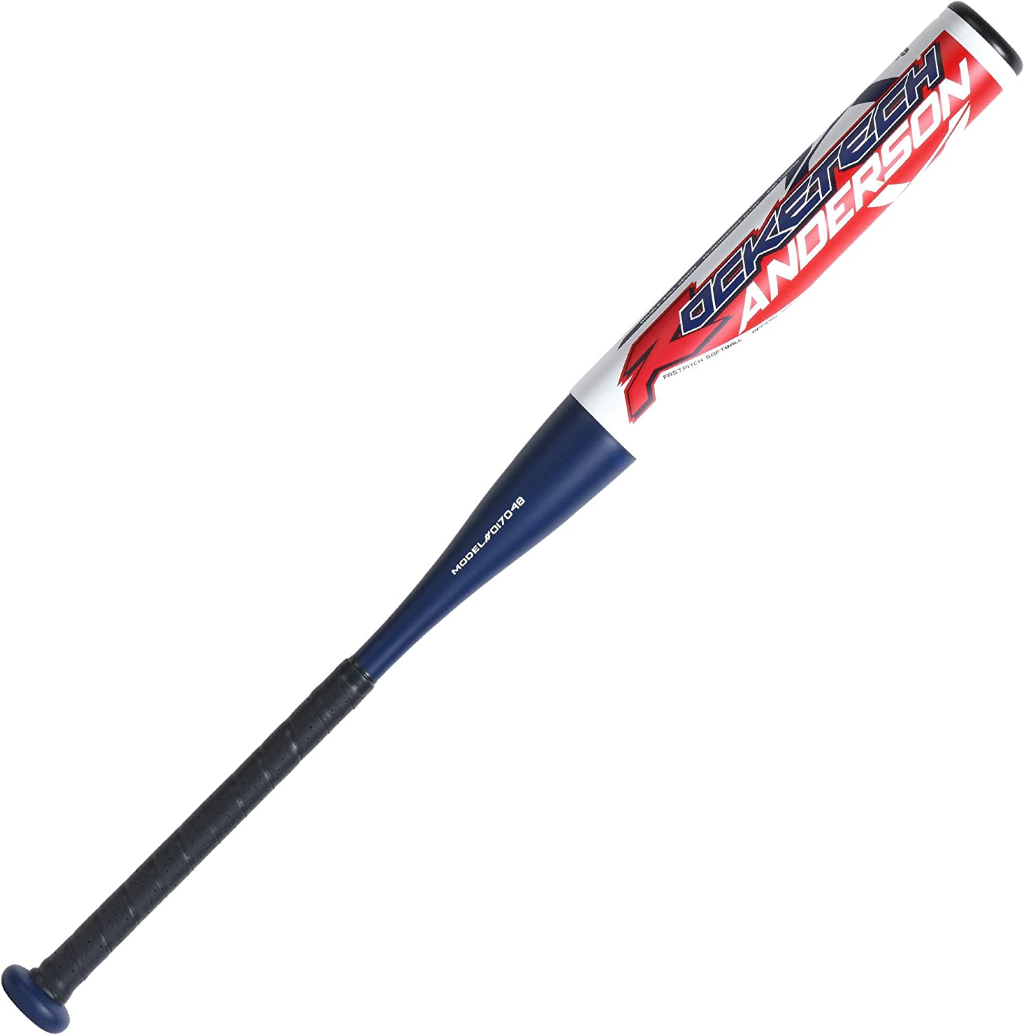 2021 Anderson Rocketech Fastpitch Softball Bat - Lightweight Aluminum Alloy, Red/White/Blue - Perfect for Youth & Adult Fastpitch Games, Tournaments & Practice Sessions