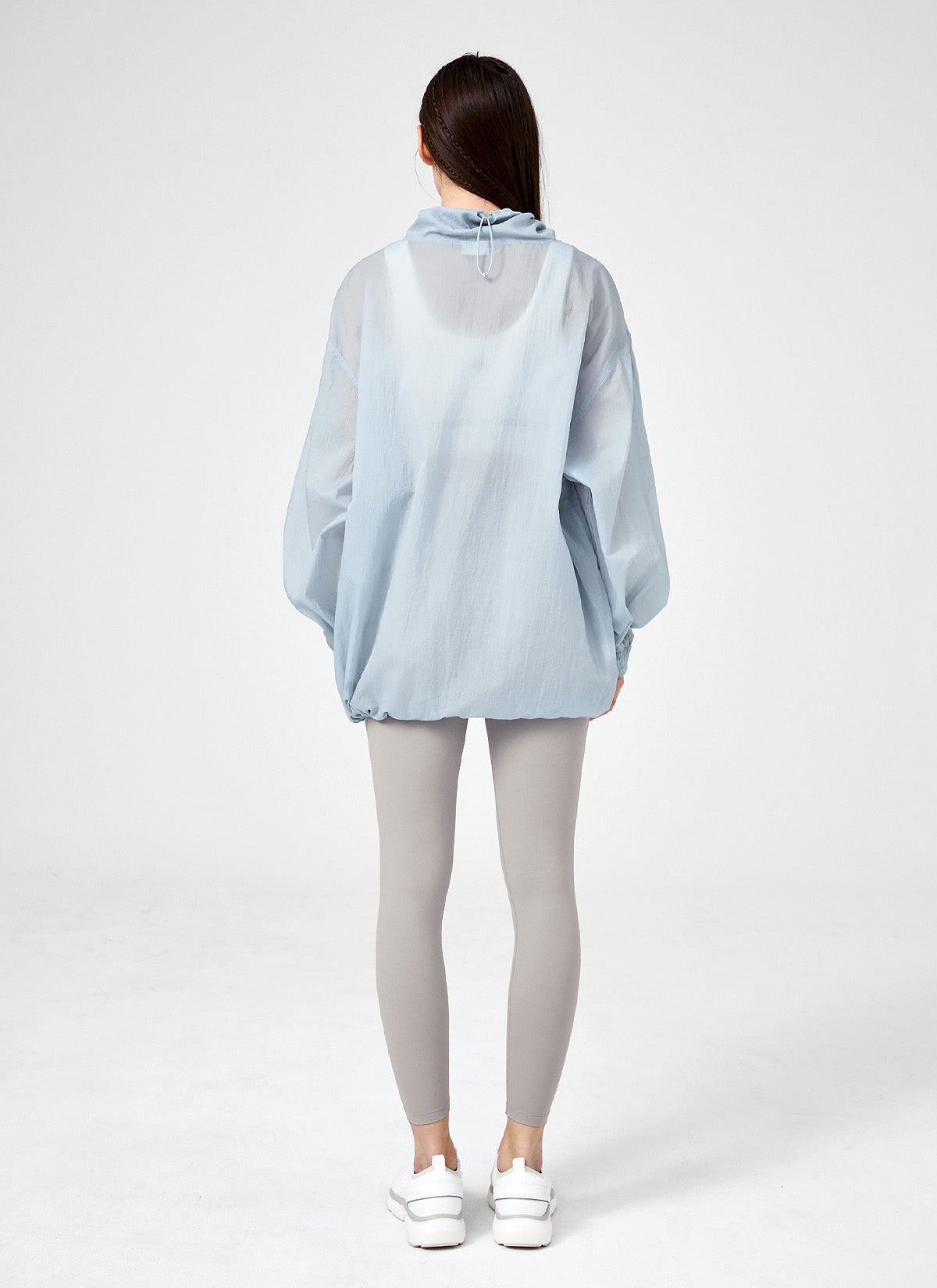 Lightweight Sheer Cover-Up Anorak Jacket for Women - Perfect for Beach, Pool, and Summer Outdoor Activities