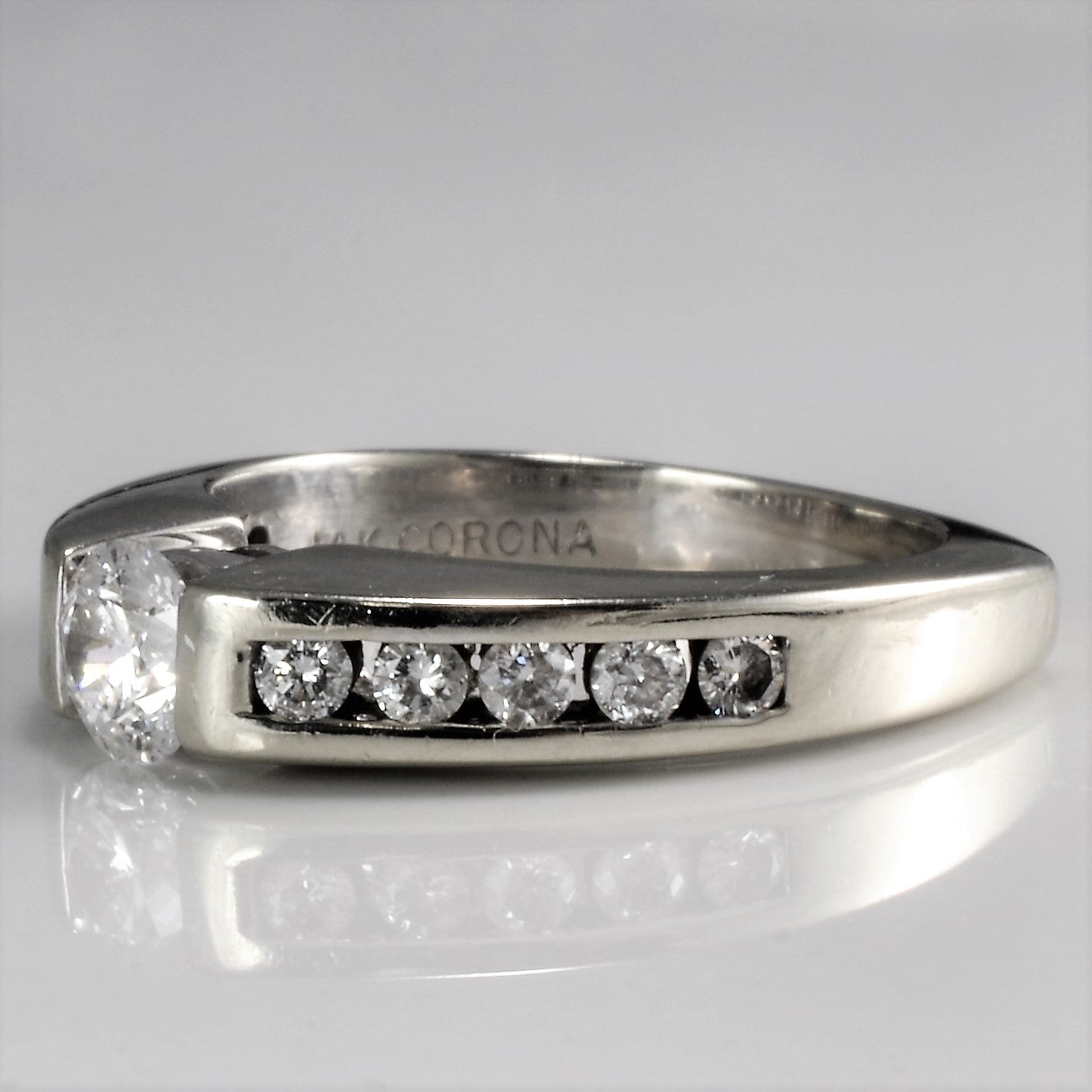 0.80ctw Canadian Tension Set Diamond Engagement Ring - I1 F/G Clarity, Size 5.5 - Perfect for Proposals, Anniversaries & Bridal Jewelry
