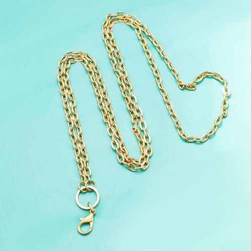 CharmSStory 28 Inch Rolo Chain Necklace for Floating Charm Lockets - Elegant Layering Jewelry for Women, Perfect for Everyday Wear & Special Occasions
