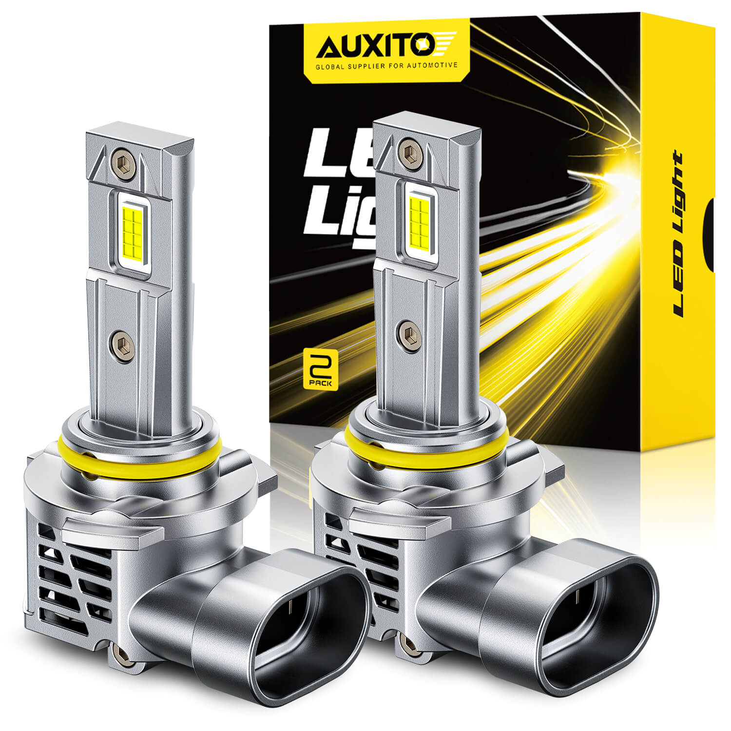 2025 Upgraded 9006 LED Headlight Bulbs - 13000LM Super Bright, 6500K Cool White - Perfect for Night Driving, Fog Lights & Off-Road Vehicles