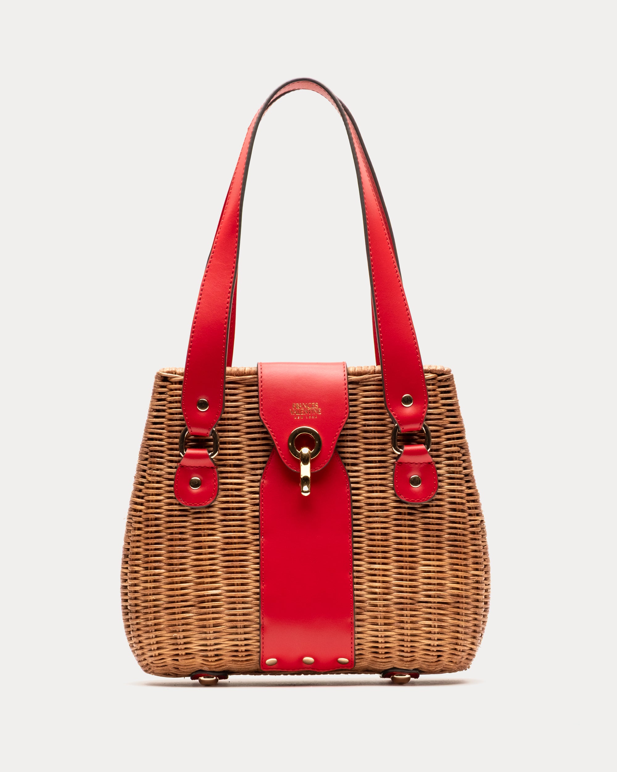 Gigi Basket - Elegant Red Toast Basket for Kitchen & Dining | Perfect for Bread, Pastries, and Breakfast Serving | Ideal for Restaurants, Cafes, and Home Use