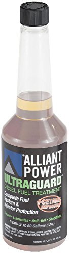 Alliant Power ULTRAGUARD Diesel Fuel Treatment - 8 Pack of 16oz Bottles (AP0501) | Improves Engine Performance & Fuel Efficiency for Trucks, Boats & Heavy Equipment